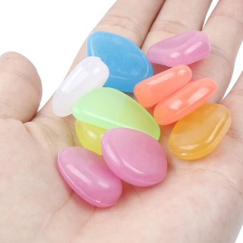 Glow in the Dark Garden Pebbles Glow Stones Rocks for Walkways Garden Path Patio Lawn Garden Yard Decor Luminous stones