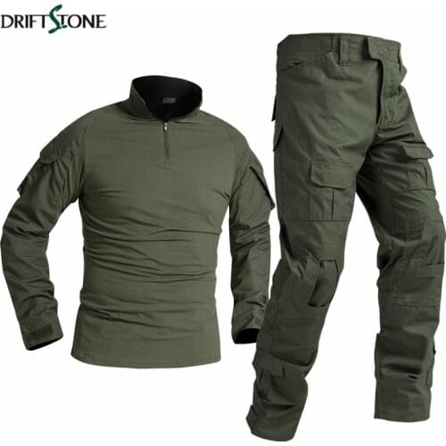 BDU Tactical Military Uniform Special Forces Soldier Suit Militaire Tactics Paintball Clothing Men Combat Shirt Pants No Pads