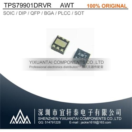 10pcs/lot 50pcs/lot 100pc/lot Free shipping 100% original TPS79901DRVR TPS79901 79901 AWT SON6