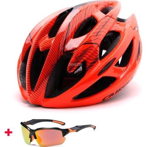 Integrally-molded Bike Helmet Adjustable Men Women Bicycle Racing Helmet Breathable Cycling Off Road Riding Safety Helmets