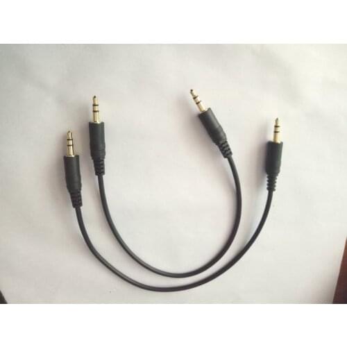 50pcs 3.5mm AUX AUXILIARY CORD Male to Male Stereo Audio Cable Gold plated Selling