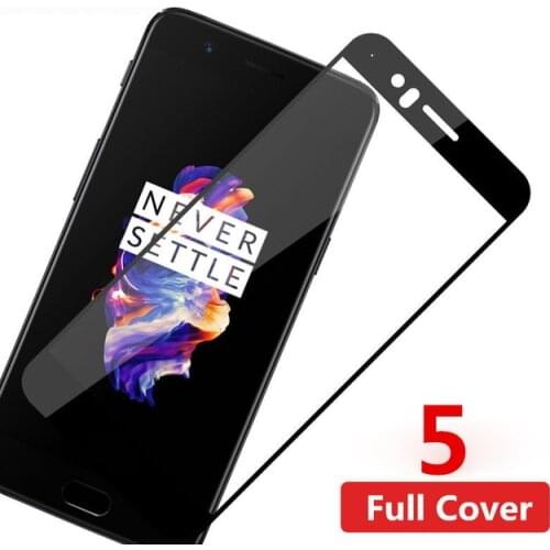 2PCS Full Glue Full Cover Tempered Glass For Oneplus 5 Screen Protector Toughened protective film For One plus 5 Five 1+5 glass