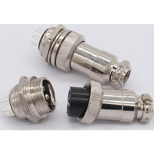 ZHQCN GX20 19mm 2Pin 3Pin 4Pin 5Pin 7Pin 8Pin Waterproof Aviation Plug Socket Power Connector Electrical Signal Adapter 9-15 Pin