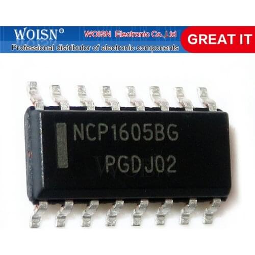 1pcs/lot NCP1605DR2G NCP1605G NCP1605 SOP-16 Brand New Original Management IC In Stock