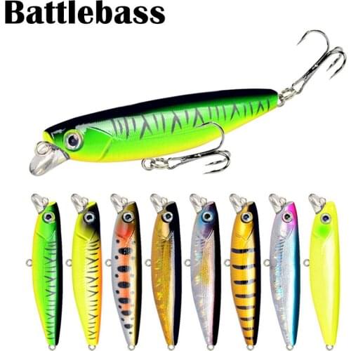 1pcs Sinking Minnow Fishing Lure 8cm 14g Crankbait Wobblers 3D Eyes Perch Artificial Bait Pike Carp Bait Swim Bait Fishing Pesca