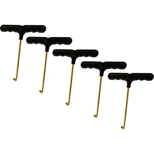 5PCS Trampoline Spring Pull Tool T-Hook For Outdoor Mat Trampoline Install Your Jump Pad Hand Pull Hook Puller Tool