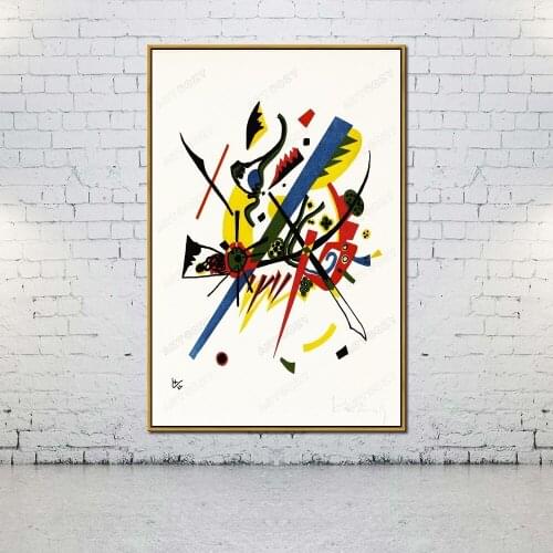 Artcozy Oil Canvas Painting small worlds kandinsky For Home Decoration Wall Art