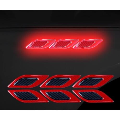 Car Reflective Warning Sticker Car Accessories For Citroen C4 Cactus C3 Picasso C5 C7 Aircross DS7 DS4 C-Elysee Jumpy Dispatch