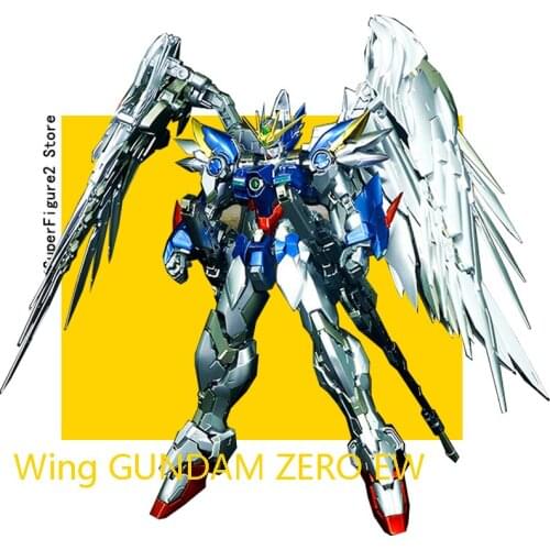 B A N D A I metal color MG HIRM 1/100 metal frame angel KA wing G U N D A M ZERO EW Assembly model Action Figure Toys