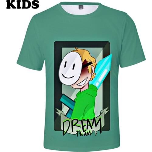 2 To 14 Years Old Childrens T-shirts Funny Dreamwastaken T shirt Summer Breathable Mens Tshirt 3D Print Letter Dream Tops Tee