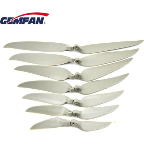 Gemfan Glass Fiber Nylon Electric Folding Propeller 7060 7540 8050 9050 1060 1180 1280 1380 for RC Airplane Multicopter Drones