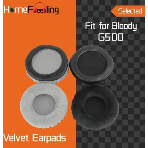 Homefeeling Earpads for Bloody G500 Headphones Earpad Cushions Covers Velvet Ear Pad Replacement