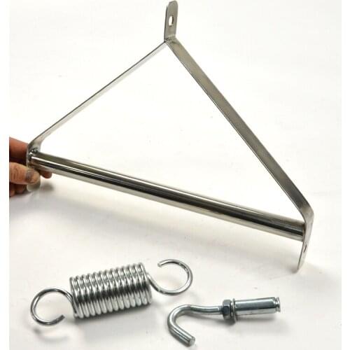 Adult sex products stainless steel tripod spring bolt swing toy