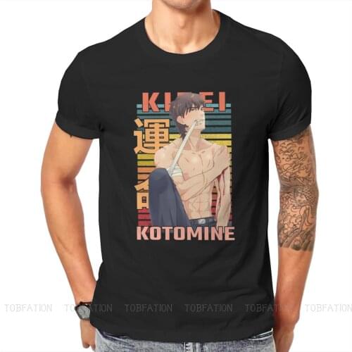Kirei Kotomine O Neck TShirt Fate Stay Night Feito Sutei Naito Game Fabric Classic T Shirt Men Tops Individuality Plus Size