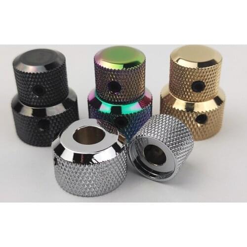 Guyker 1Pcs Concentric Stacked Knobs High Grade Dome Volume Tone Knob Replacement for Electric Guitar or Precision Bass