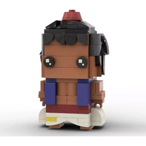 MOC Build Block Maker Anime Classic Cartoon Doll Characters Assembly Model Childrens Toy DIY Build Bricks Birthday Gift