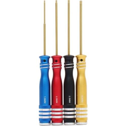 Hexagon Screwdriver Kit - Colour - H1.5/H2.0/H2.5/H3.0