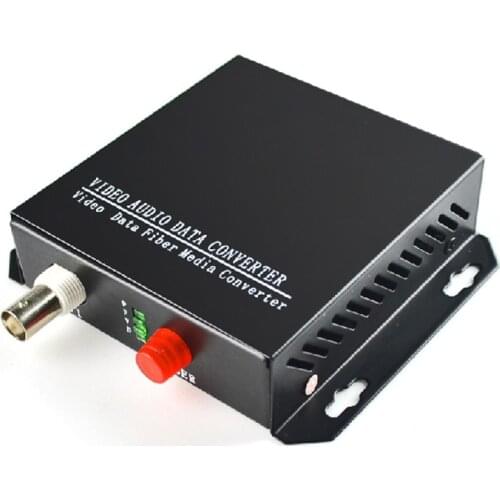 Video Fiber Optical Converter video signal over fiber ,Transmitter and receiver for Analog CCTV , Working distance 20km