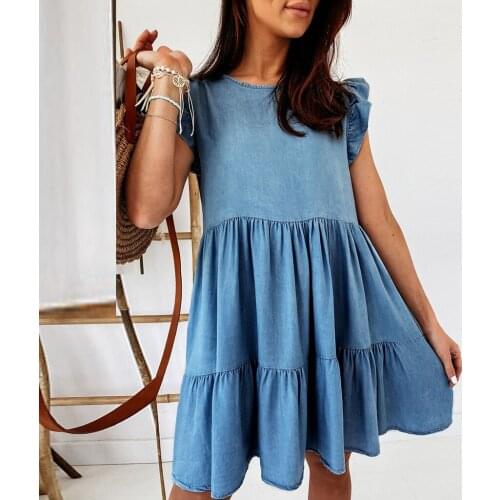 Модные джинсовые платья Pdada China At AliExpress