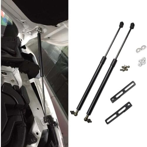 Front Bonnet Gas Struts Lift Support for Nissan Qashqai J11 for Nissan Dualis 2014-2018 Absorber Shock Damper Carbon fiber Black