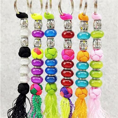 10Pcs Color Glitter Rondelle Beads Big Hole Spacer Charms Fit Pandora Bracelet Bangle Cord Key Chain Necklace Earrings Jewelry