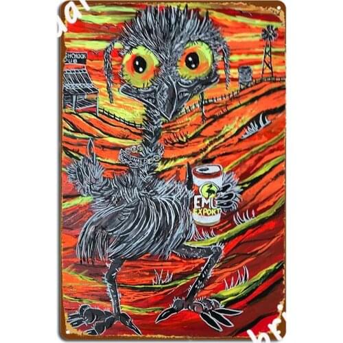 Reggie George Bushchook Metal Sign Custom Wall Mural Plaques Bar Cave Tin Sign Poster