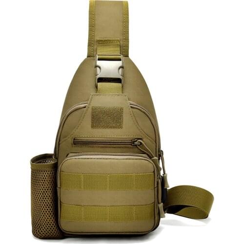Tactical USB Sling Bag Military Travel Hiking Camo EDC Shoulder Bag Outdoor Sports Climbing Anti Theft Camo Molle Backpack