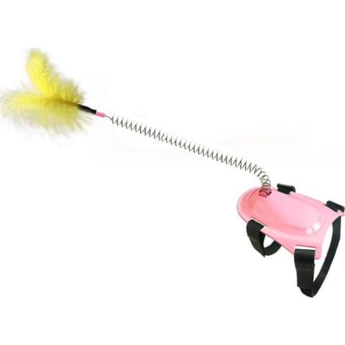 Pet Supplies Yellow Foot Fight Creative Red Funny Lake Blue ABS Environmental 87*84*21MM Cat Toys