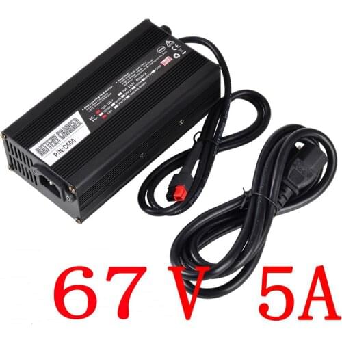 60V Ebike Battery Charger 16S 67V 67.2V 5A Charger 67V 5A Lithium Battery Charger 67 V li-ion battery 67V 5A charger