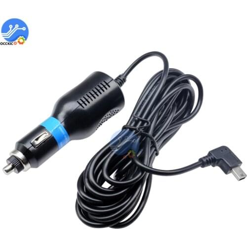 DC 5V 2A MINI USB Charger Adapter Power Bank Battery Charging with 1.2m Cable for DVR for Garmin GPS MP3 MP4 MP5