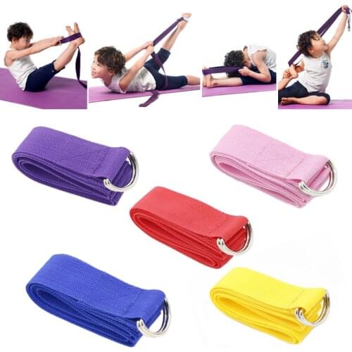 Women Adjustable Yoga Belt Yoga Stretch Belt Yoga Strap Fitness Rope Multi-Colors Sport Stretch Strap Props Resistance Bands