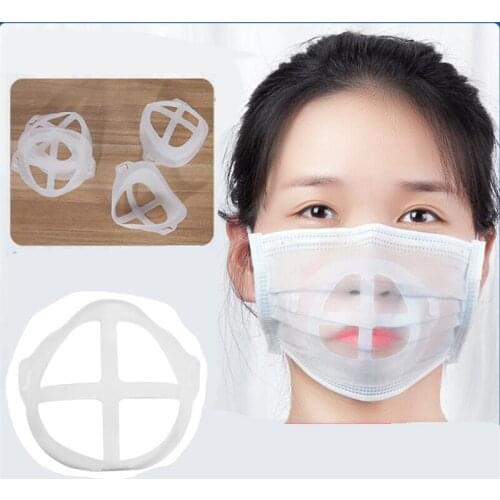 1pcs 3D Breathable Valve Mouth Mask Support Breathing Assist Mask Inner Cushion Bracket Food Grade PE Mask Holder