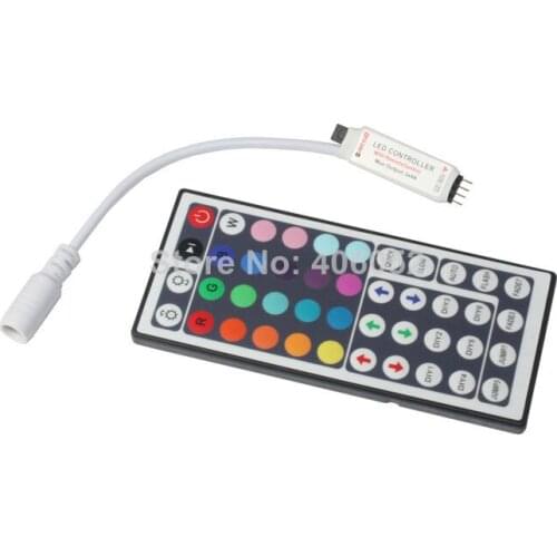 10pcs/lot DC12-24V 12V 144W RGB LED Controller 44key Mini Led Conrtol Led Rgb Strip 5050 /3528