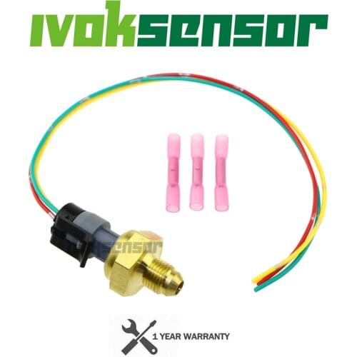 1846480C2 Exhaust Back Pressure EBP Sensor For Navistar International MaxxForce DT 9 10 With Pigtail Connector Plug Kit