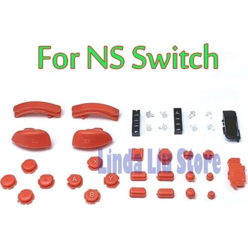 30sets ABXY Button Direction Keys SR SL L R ZR ZL Trigger Full Set Buttons For Nintend Switch Controller Repair Parts