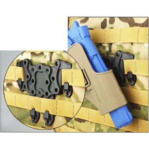 Gun Accessories Army Hunting Combat Adapter Gun Holster Platform Tactical Molle Belt Holster Platform Fit For HK USP M9 Glock 17