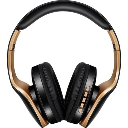Wireless Bluetooth 5.0 Heavy Bass Headphone HiFi Stereo Sport Headset with Mic Earmuff Features Soft Breathable And Comfortable