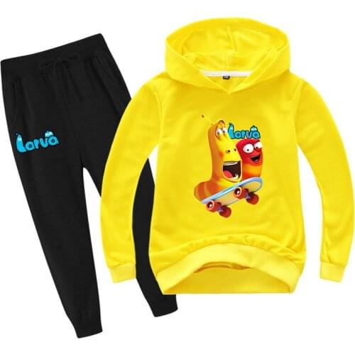 Boys/Girls Childrens Hoodie Set New Childrens 2-15 Years Old Spring and Autumn Hoodie Top + Pants Two-piece Sports Casual Suit