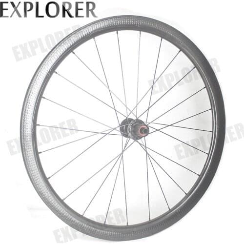 Carbon-Wheelset Gravel Dimple 40mm*30mm R13-D Extreme light Gravel Disc Brake Climbing Pillar Spokes Golf Surface Aerodynamic