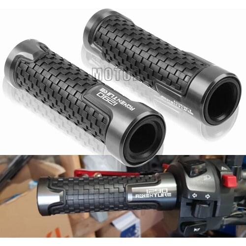 For 1290 Super Adventure/ADV 2015-2018 2016 2017 7/8"22mm Motorcycle Aluminum Anti-Slip Handlebar Grips Handle Bar Hand Grip