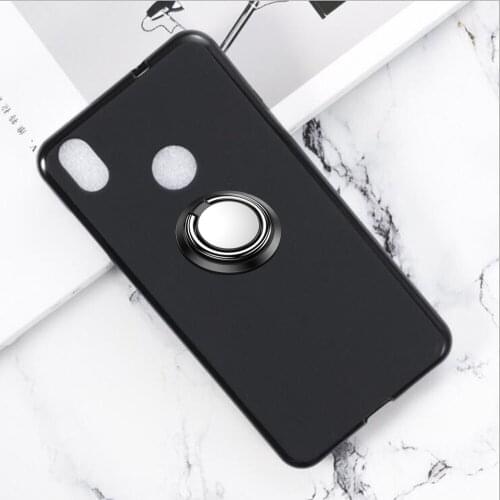 Soft Case For TP-Link Neffos Y6 Y5 C7 C5 Plus Y7 X1 Lite C9a C5A X9 C9 S Max X20 Pro Back Ring Metal Car Magnetic Holder Cover