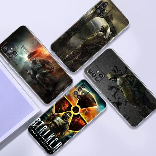 Soft TPU Case For Samsung Galaxy A51 A21s A52 A71 A12 A31 A41 A32 A02s M31 A11 A72 Transparent Phone Cover Stalker Clear Sky Sac