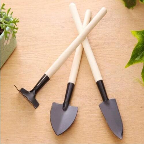 3Pcs/Set Creative Gardening Tools Mini Potted Planting Combination Home Gardening Tool Set Balcony Home-grown Mini Digging Suits