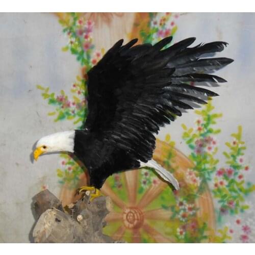 New simulation wings eagle toy polyethylene & furs eagle doll gift about 45cm 2228