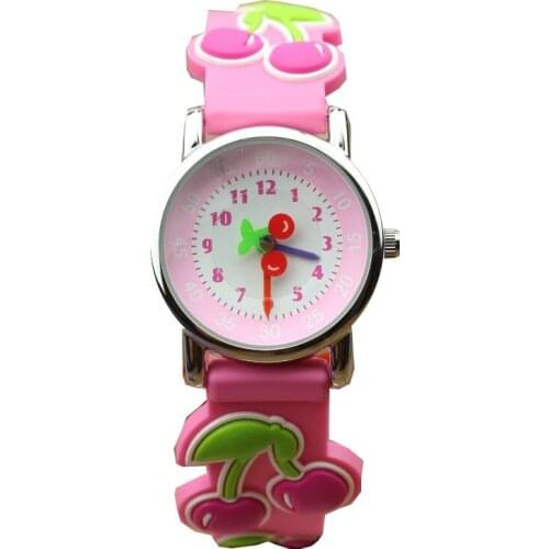 2019 NAZEYT new fashion children 3D silicone quartz dresswatch girls cute Strawberry dial lovely waterproof wristwatch