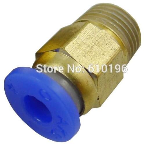 Straight Push In Pneumatic Fitting Thread for 1.75mm 3D Printer J-Head Hotend
