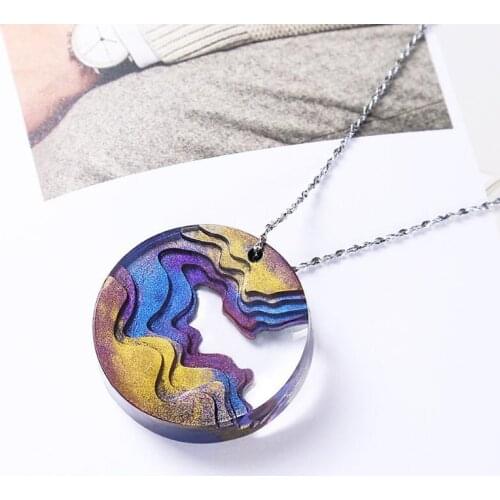 Super DIY Jewelry Making Mold Beach Island Nature Coastline Pendant Silicone Mold Pendants Jewelry Making Epoxy Resin UV Resin