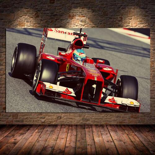Nordic F1 Sport Racing Car Posters and Prints Canvas Painting Wall Art Pictures for Living Room Home Decoration Cuadros Unframed