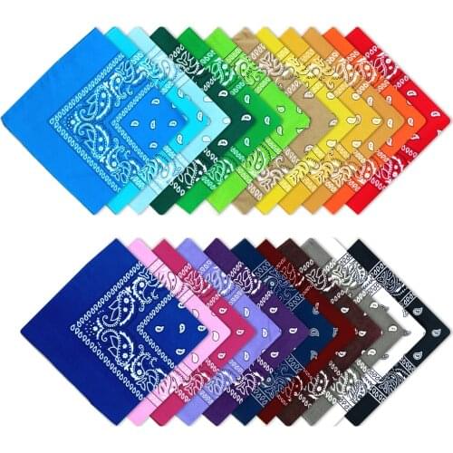 Hip Hop Bandana 23 Styles Man Women Fashion Outdoor Headbands Hair Band Wrist Wraps Hair Scarves High Quality Hair Accessories