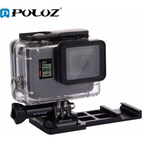 PULUZ Cantilever Picatinny Weaver Quick Release Gun Rail Side Mount for GoPro HERO5 /4 /3+ /3 /2 /1 for go pro accessories